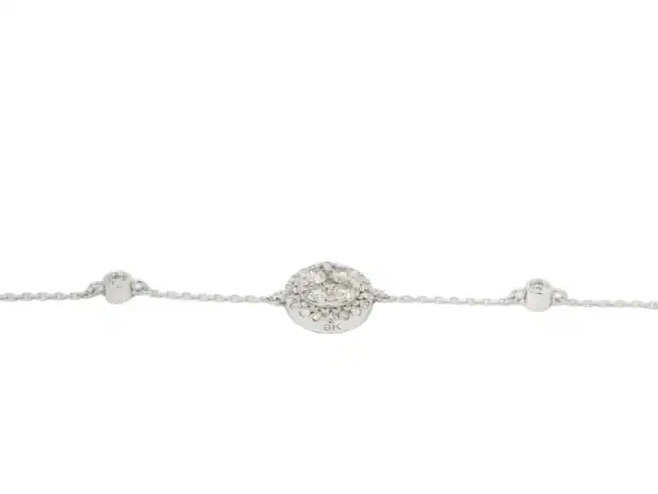 Halo Diamond Set Bracelet - Image 8