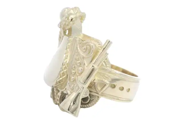 Saddle Ring with Rifle - Image 2