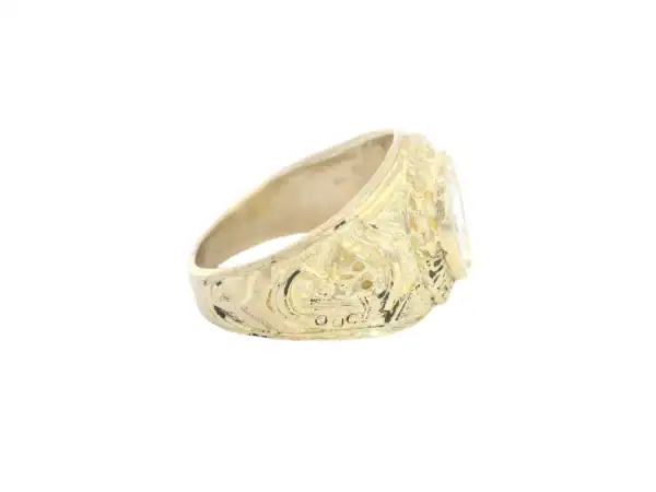 Children's Graduation Ring with White Stone - Image 2